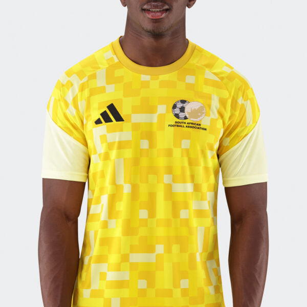 2026 South African Football Home Yellow Pre-Match Jersey