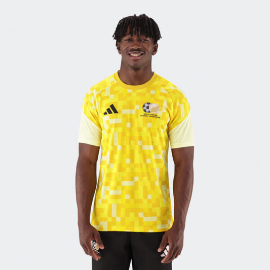 2026 South African Football Home Yellow Pre-Match Jersey