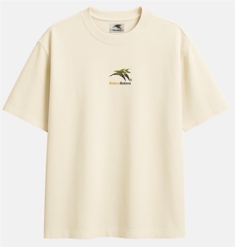 Bafana Bafana Boxy Crew T-Shirt - Ivory